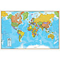 Waypoint Geographic Blue Ocean Laminated Wall Map, 24" x 36", World