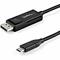 StarTech.com 6ft (2m) USB C to DisplayPort 1.4 Cable 8K 60Hz/4K - Reversible DP to USB-C or USB-C to DP Video Adapter Cable HBR3/HDR/DSC 1 thumbnail image