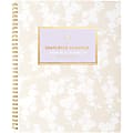 2024 Simplified by Emily Ley for AT-A-GLANCE® Monthly Planner, 8-1/2" x 11", Cream Blossoms, January To December 2024 , EL19-900