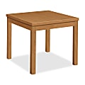 HON Laminate Occasional Corner Table, Harvest