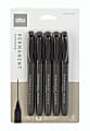 Office Depot® Brand Permanent Markers, Fine Point, 100% Recycled Plastic Barrel, Black Ink, Pack Of 5 1 thumbnail image
