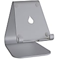 Rain Design mStand tablet stand- Space Grey - Angled stand provides a comfortable view. Cable outlet for easy management. 1 thumbnail image