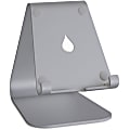 Rain Design mStand tablet stand- Space Grey - Angled stand provides a comfortable view. Cable outlet for easy management.