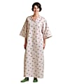 Medline Tie Side Patient Gowns, 52", Galaxy Gray, Pack Of 12 1 thumbnail image