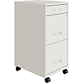 Lorell® SOHO 18"D Vertical 3-Drawer Mobile File Cabinet, White
