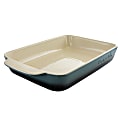 Crock-Pot Artisan Stoneware Bake Pan, 5.6 Quart, Blue