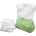 HSM Shredder Bags For Classic 108, Securio B24/AF150/AF300, 13 Gallons, Clear, Carton Of 100 Bags