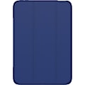 OtterBox Symmetry Series 360 Elite Carrying Case (Folio) Apple iPad mini (6th Generation) Tablet - Yale Blue (Blue/Clear) - Drop Resistant, Scratch Resistant - Synthetic Rubber, Polycarbonate, MicroFiber Body - 7.9" Height x 5.5" Width x 0.5" Depth