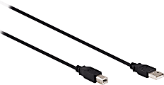 Ativa® USB 2.0 Printer Cable, 3ft, Black, 26862