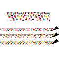 Teacher Created Resources Magnetic Borders, 24" x 1-1/2", Confetti, 12 Boarders Per Pack, Set Of 3 Packs 1 thumbnail image