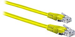 Ativa® Cat 5e Crossover Cable, 10’, Yellow, 26879