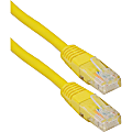Ativa® Cat 5e Crossover Patch Cable, 25', Yellow