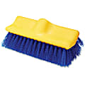 Rubbermaid Commercial Plastic Block Floor Scrub - 2" Palmyra Bristle - 10" Brush Face - Blue, Yellow - 6 / Carton 1 thumbnail image