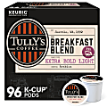 Tully’s® Coffee Breakfast Blend Single-Serve K-Cups®, Classic, Carton Of 24 K-Cups, Box Of 4 Cartons