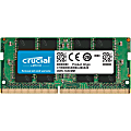 Crucial - DDR4 - module - 8 GB - SO-DIMM 260-pin - 2400 MHz / PC4-19200 - CL17 - 1.2 V - unbuffered - non-ECC