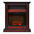Cambridge Sienna Fireplace Mantel with Electronic Fireplace Insert - Indoor - Freestanding - Cherry 1 thumbnail image