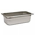 Hoffman Tech Browne Stainless Steel Steam Table Pans, 1/3 Size, Silver, Pack Of 24 Pans 1 thumbnail image