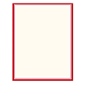 Gartner™ Studios Design Paper, 8 1/2" x 11", 60 Lb, Red Border, Pack Of 100 Sheets 1 thumbnail image