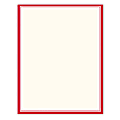 Gartner™ Studios Design Paper, 8 1/2" x 11", 60 Lb, Red Border, Pack Of 100 Sheets