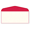 Gartner Studios® #10 Stationery Envelopes, Gummed Seal, Red Border, Pack Of 50