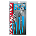 Tongue and Groove Straight Jaw Plier Set, 2 Pc, 6.5 in L and 9.5 in L