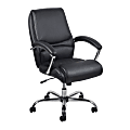 OFM Essentials Ergonomic Bonded Leather High-Back Chair, Black