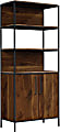 Sauder® Nova Loft 76"H Bookcase With Doors, Grand Walnut 1 thumbnail image