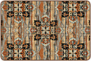 Flagship Carpets Franklin Rectangular Rug, 48" x 72", Chocolate