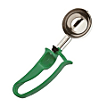 Zeroll #12 Stainless-Steel Disher, 2.67 Oz, Silver/Green 1 thumbnail image