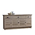 Sauder® Harbor View Credenza For 70" Televisions, Salt Oak 1 thumbnail image