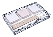 Realspace® Zora Acrylic Desktop Organizer Tray, 1-1/4"H x 10-3/8"W x 6"D, Clear/Blue 1 thumbnail image
