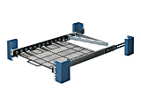 RackSolutions - Rack shelf - black - 19" 1 thumbnail image