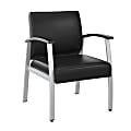 Bush Business Furniture Arrive Waiting Room Guest Chair With Arms, Black, Standard Delivery 1 thumbnail image