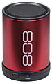 808™ Canz Bluetooth Speaker, 3.19" x 2.36" x 2.36", Red