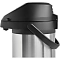Brentwood Air Pot CTSA-2500 Vacuum Flask - 2.6 quart (2.5 L) - Brushed Stainless Steel 1 thumbnail image