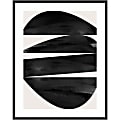 Amanti Art Totem II by Urban Road Wood Framed Wall Art Print, 33”W x 41”H, Black