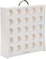 Mind Reader Coffee Pod Storage Wall, 14-7/8”H x 12-3/4”W x 5-1/4”D, White 1 thumbnail image