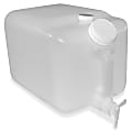 Impact E Z Fill E Z Fill Container  External Dimensions: 16"L x 10"W x 9.5"H  5 gal  Plastic  Translucent  For Chemical  1 Each 1 thumbnail image
