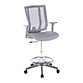 VARI Nylon High-Back Drafting Chair, Gray