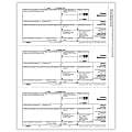 ComplyRight™ 1098-T Tax Forms, 3-Up, Filer Copy C And/Or State Copy, Laser, 8-1/2" x 11", Pack Of 150 Forms