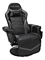 Respawn 900 Racing-Style Bonded Leather Gaming Recliner, Black/Gray 1 thumbnail image