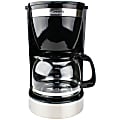 Brentwood TS-215BK 12-Cup Coffee Maker, Black - 800 W - 12 Cup(s) - Multi-serve - Black