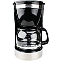 Brentwood TS-215BK 12-Cup Coffee Maker, Black - 800 W - 12 Cup(s) - Multi-serve - Black 1 thumbnail image