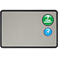 Quartet® Contour® Bulletin Board, 36" x 48", Plastic Frame With Black Finish 1 thumbnail image