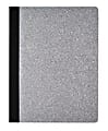 Divoga® Composition Notebook, Glitter Collection, Wide Ruled, 160 Pages (80 Sheets), Silver 1 thumbnail image