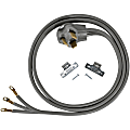 Certified Appliance Accessories 3-Wire Eyelet 30-Amp Dryer Cord - For Dryer - 250 V AC / 30 A - 6 ft Cord Length - 3-Wire / Right-angle Plug 1 thumbnail image