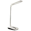 OttLite® WorkWell® Slide LED Desk Lamp, 18-3/4"H, White Shade/White Base