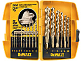 DeWalt Pilot Point Gold Ferrous Oxide Drill Bit Set, 16-Bits