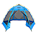Outdoors Professional Beach Palace Pop-Up Gazebo, 77”H x 124”W x 142”D, Blue 1 thumbnail image