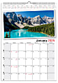 2025 Office Depot® Brand Monthly Wall Calendar, 12" x 17", Scenic, January to December